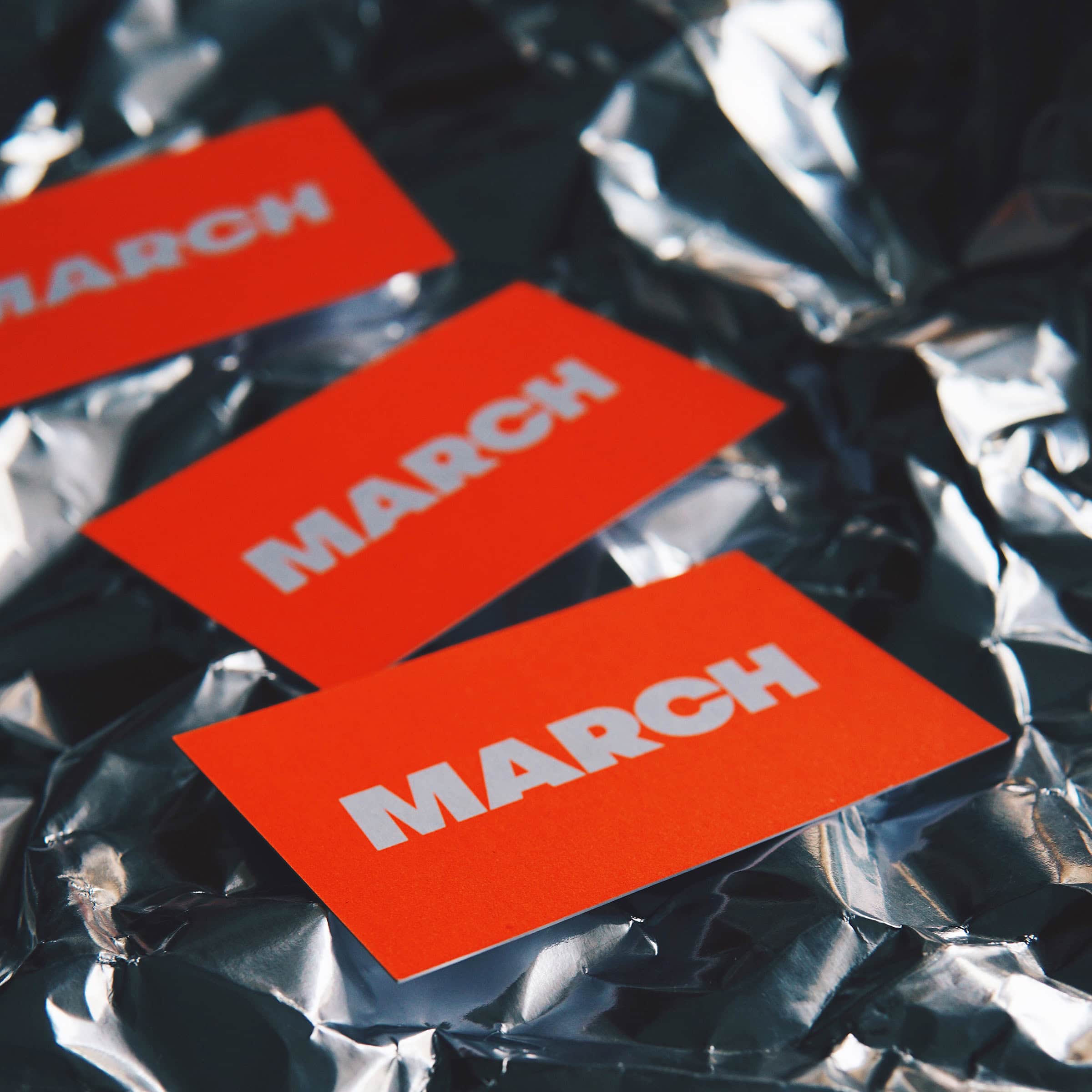 March Branding Pantone Business Cards