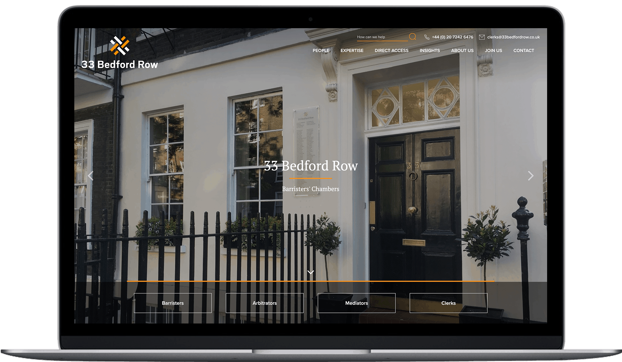 Barristers Chamber Website Design