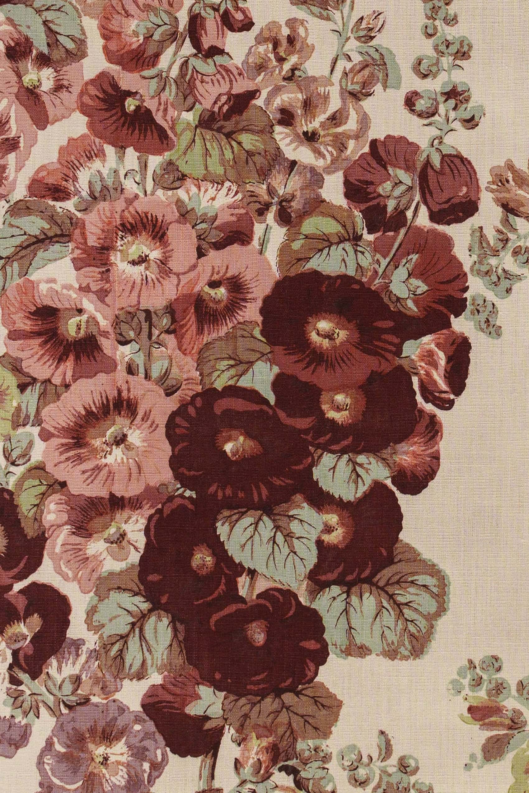 Hollyhock Handblock