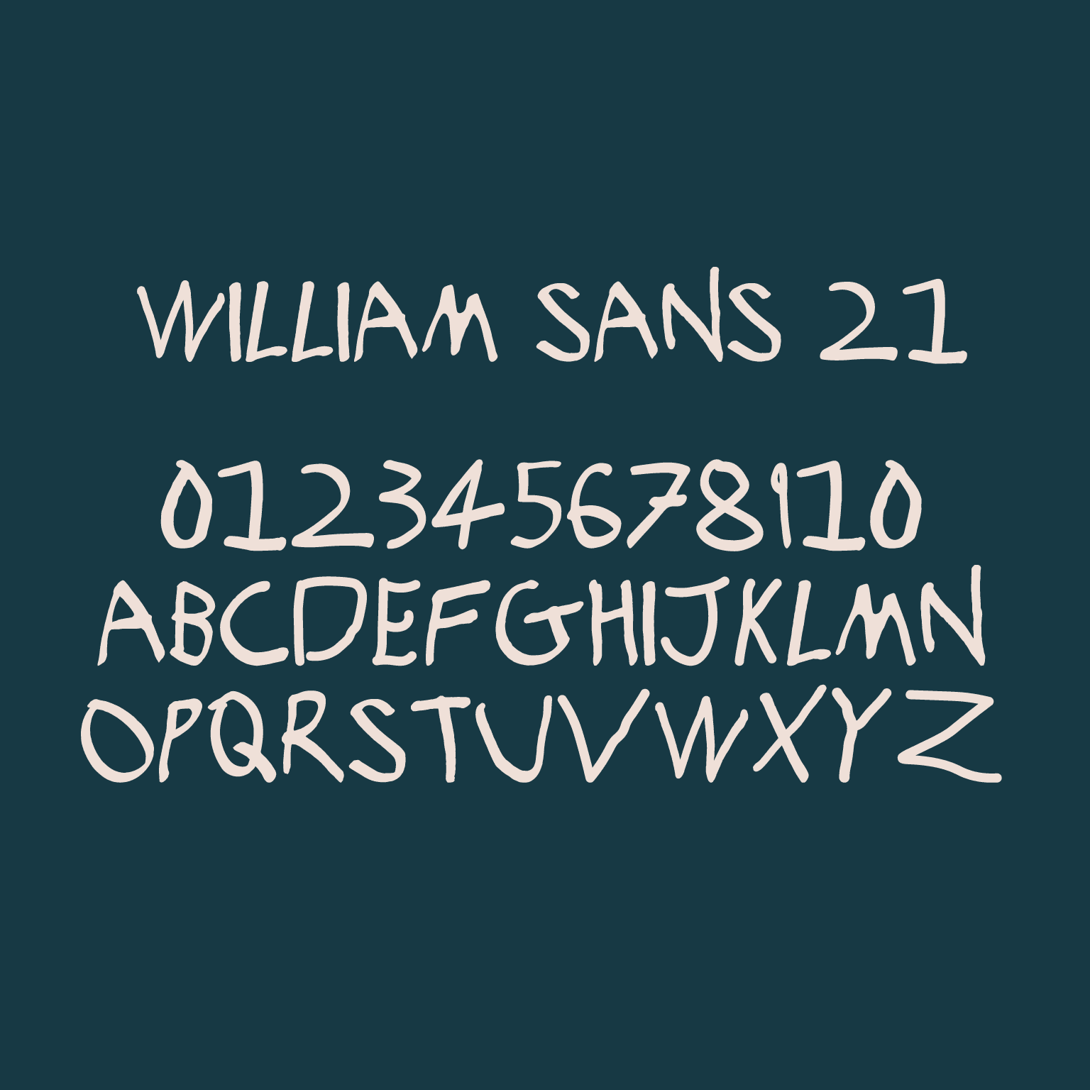 William Sans 21 Font