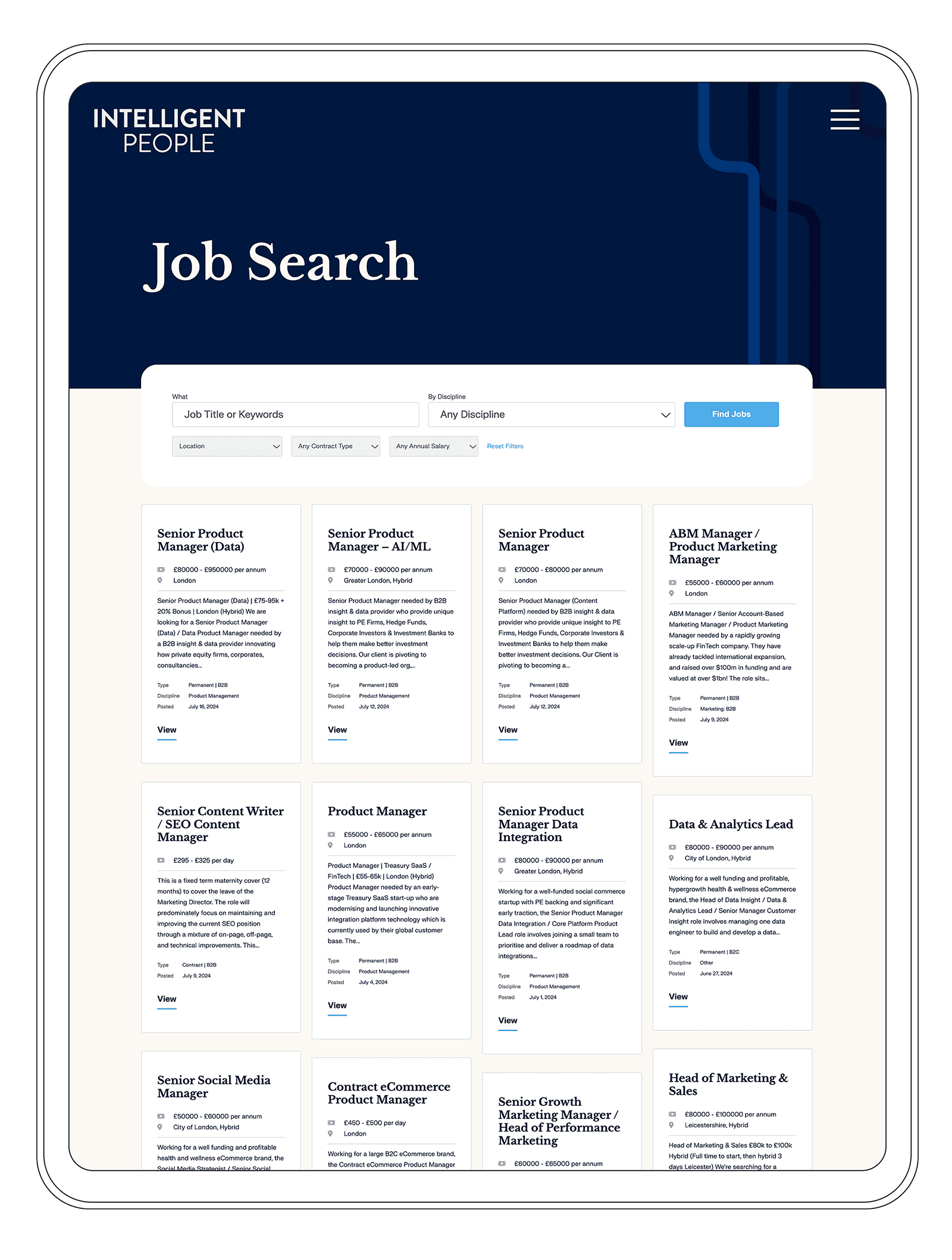 Recruitment Website Design