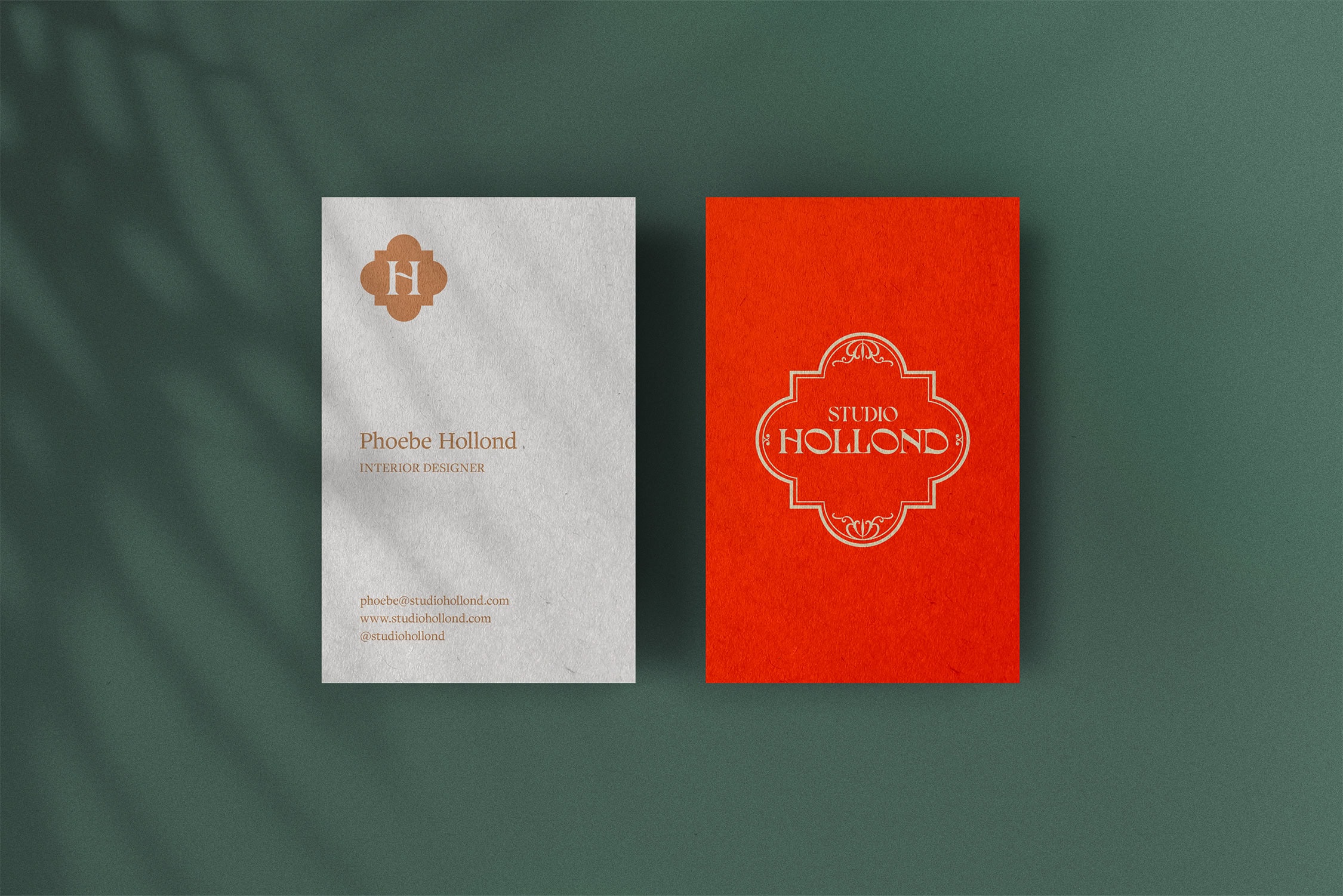 Studio Hollond Business Card Design