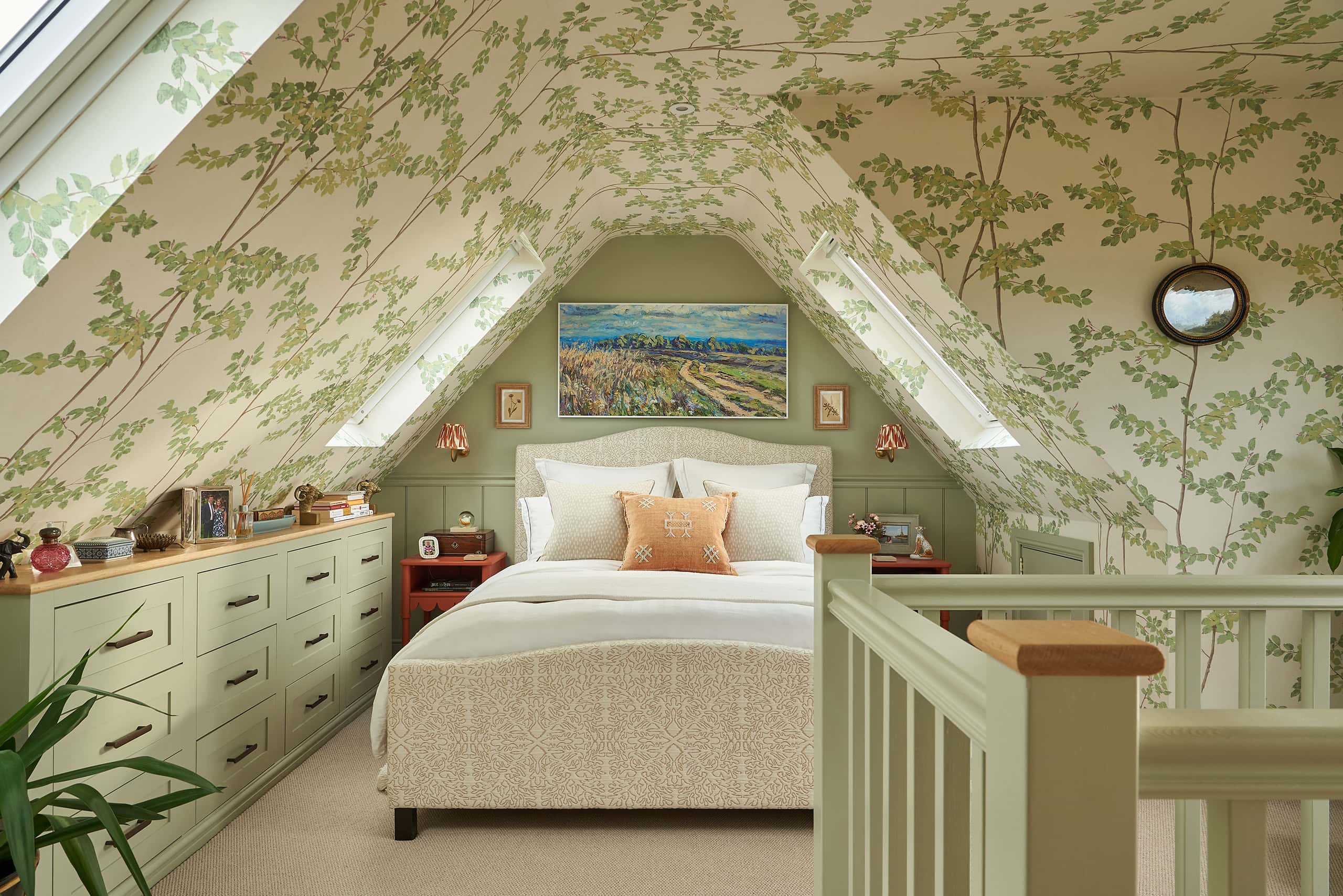 Photography by Mike Garlick of his own bedroom