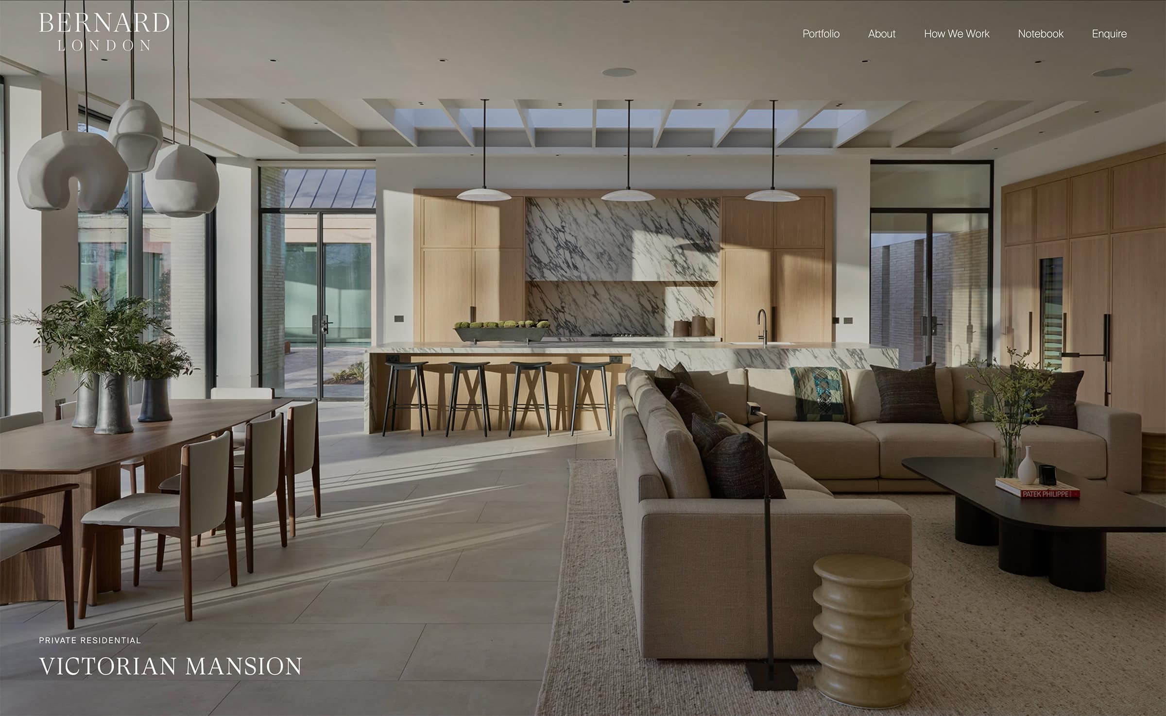 Bernard London Interior Website Design
