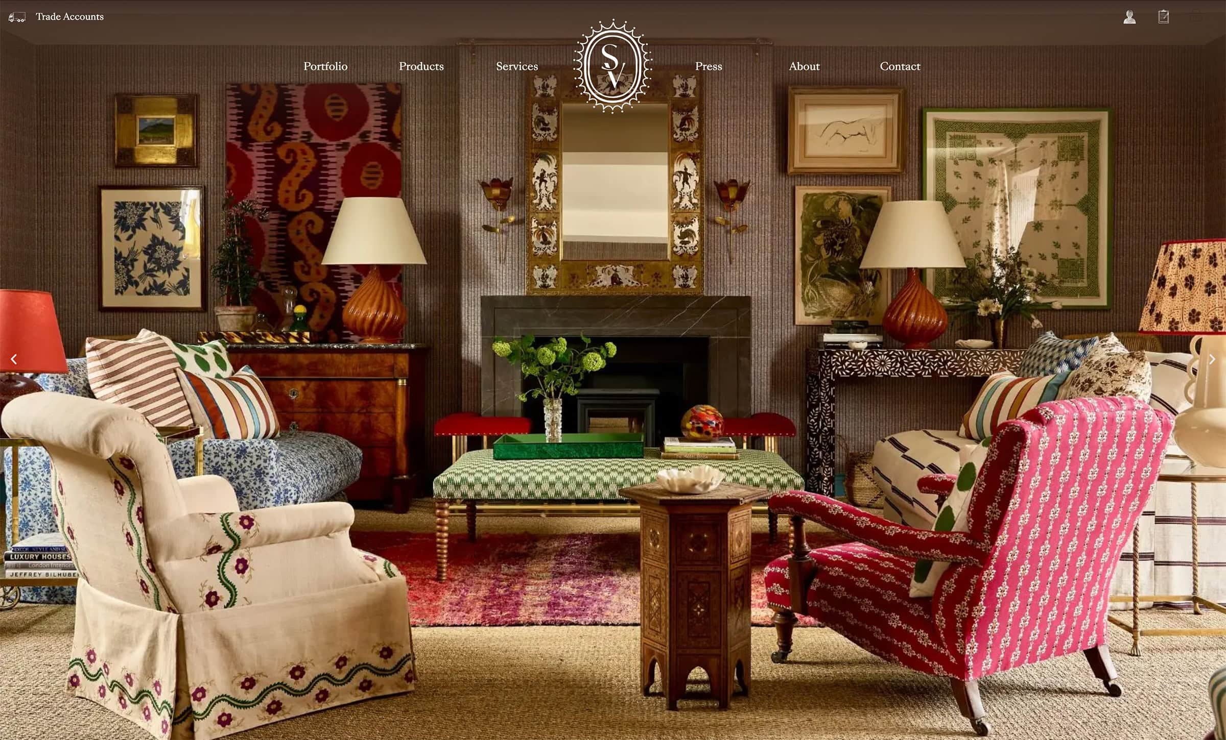 Best Interior Designer Websites Sarah Vanrenen