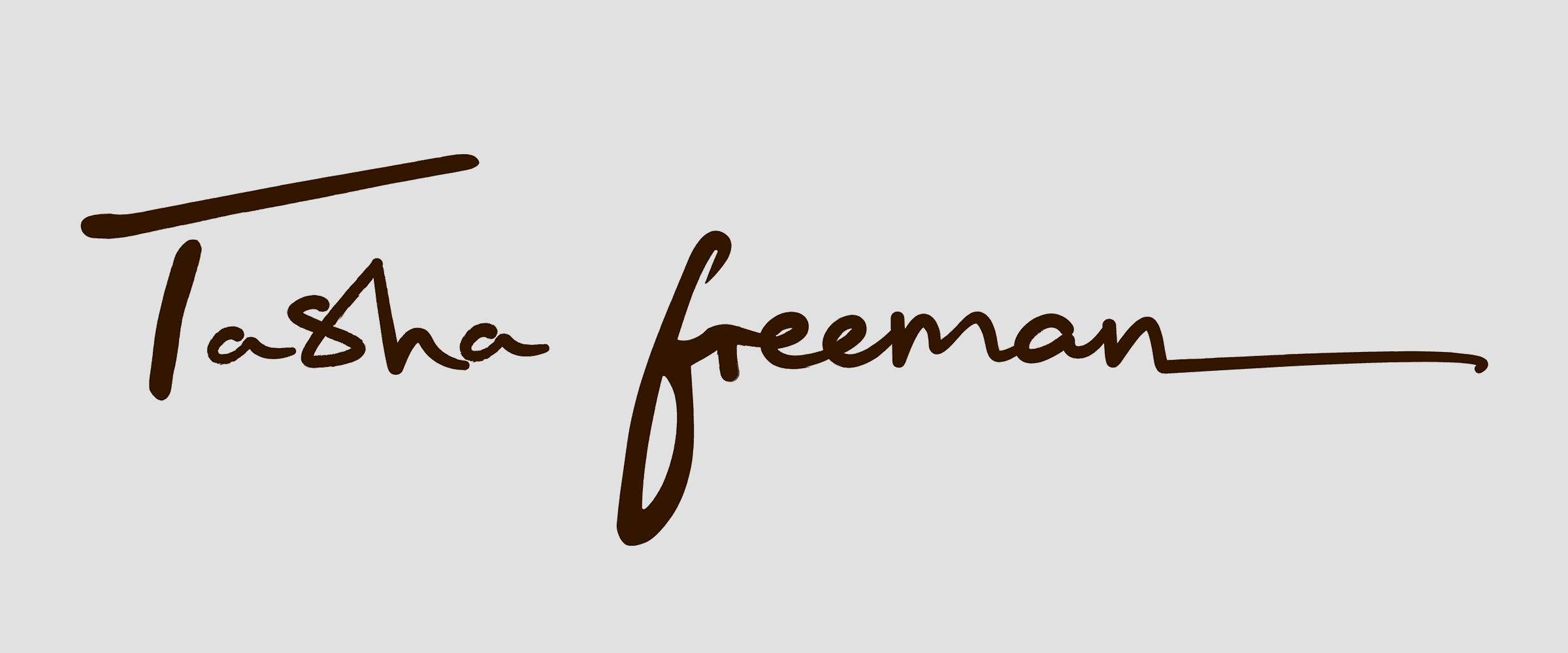 Tasha Freeman Custom Typography