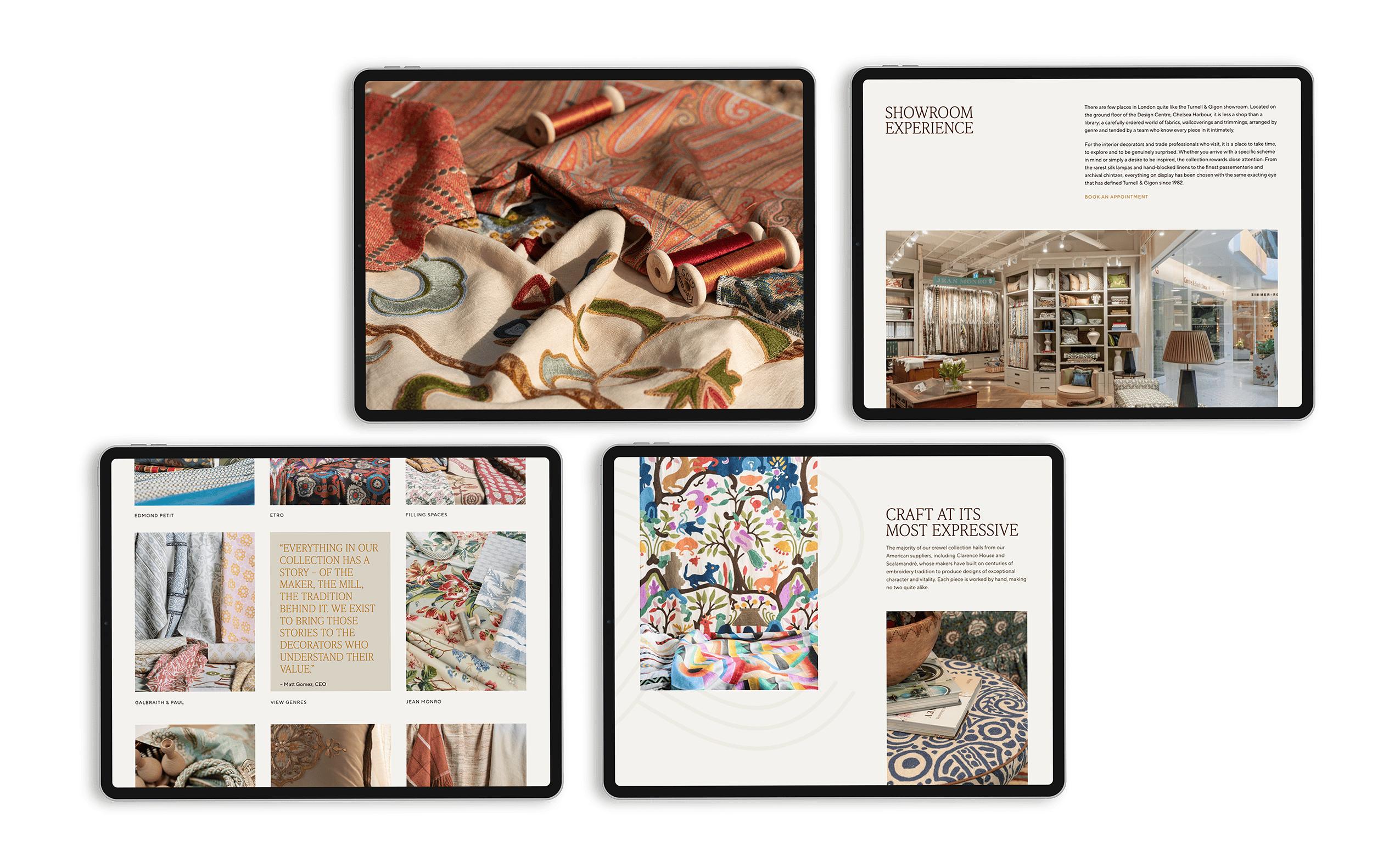 Turnell & Gigon Website Redesign
